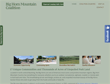 Tablet Screenshot of bighornmountains.org