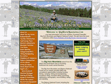 Tablet Screenshot of bighornmountains.com